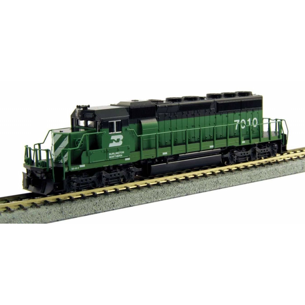 EMD SD40-2 Early Production - Standard DC -- Burlington Northern 6328 (Cascade Green, black, white), N, Kato USA Inc 1764822
