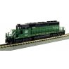 EMD SD40-2 Early Production - Standard DC -- Burlington Northern 6328 (Cascade Green, black, white), N, Kato USA Inc 1764822