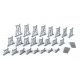 26-Piece Graduated Trestle Set, N, Bachmann Industries 42523