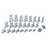 26-Piece Graduated Trestle Set, N, Bachmann Industries 42523