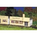 Plasticville Classic Kit - Supermarket -- 2-1/8 x 4-5/8′ 5.5 x 11.8cm, HO, Bachmann Industries 45141