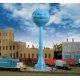 Modern Water Tower -- Kit - 1-1/4` 3.2cm Diameter x 6-1/2` 16.5cm Tall, N, Walthers Cornerstone 3814