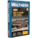 Gas Station Car Wash -- Kit - 10-1/2 x 4-13/16 x 3′ 26.6 x 12.2 x 7.6cm, HO, Walthers Cornerstone 3539