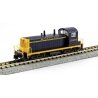 EMD NW2 - Standard DC -- Santa Fe 2412 (Pinstripe, blue, yellow), N, Kato USA Inc 1764375