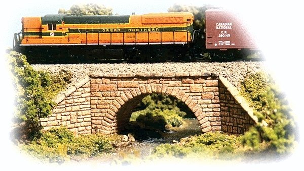 Stone Arch Bridge, N, Monroe Models 9001