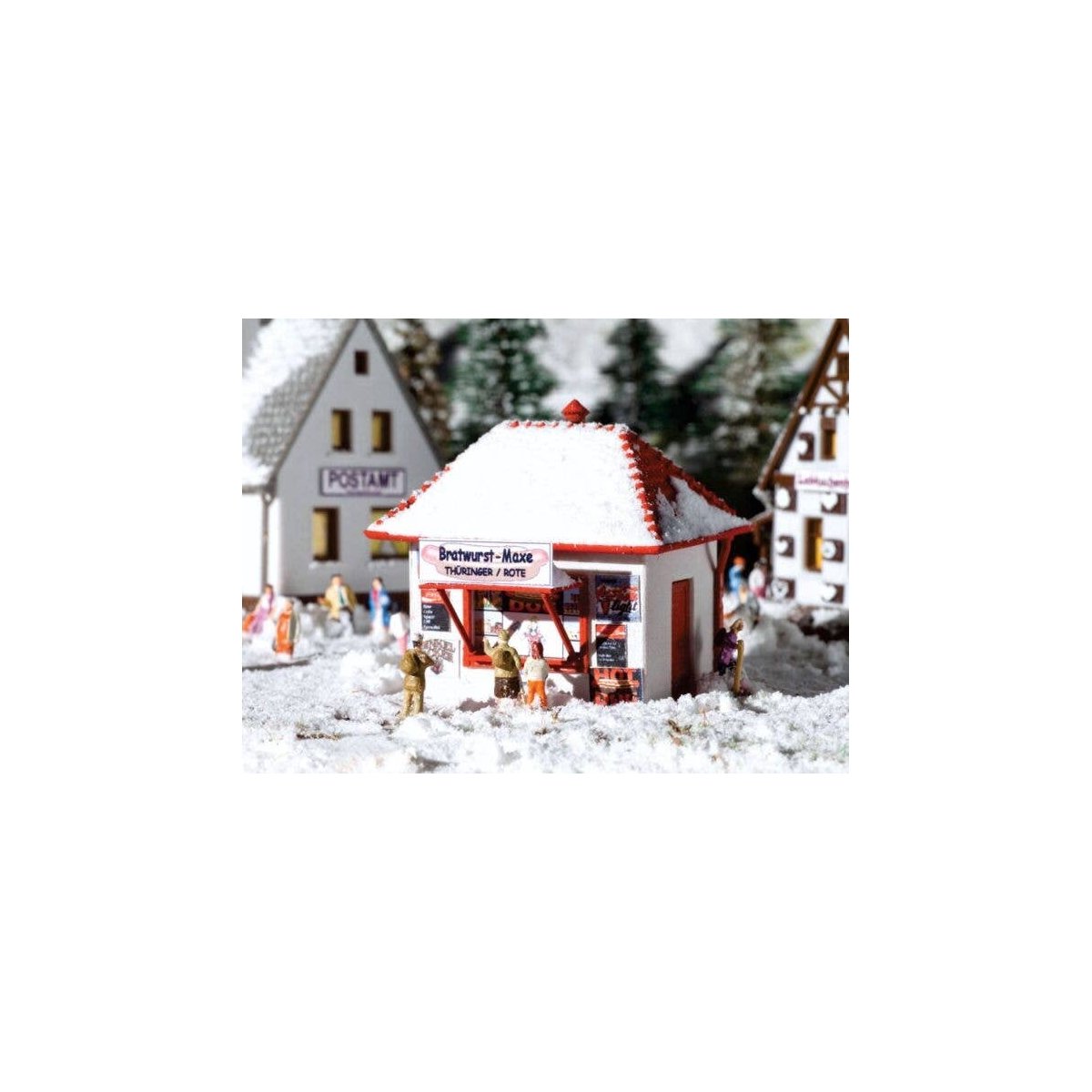 Hot Dog Henry Kiosk - Kit -- 4.1 x 4.1 x 3.8cm, N, Vollmer Gmbh 47625