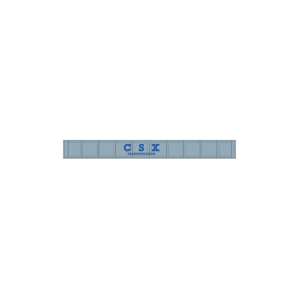 Decorated Plate Girder Bridge w/Code 100 Track -- Kit - CSX (gray, blue), HO, Atlas Model Railroad Co. 70000030