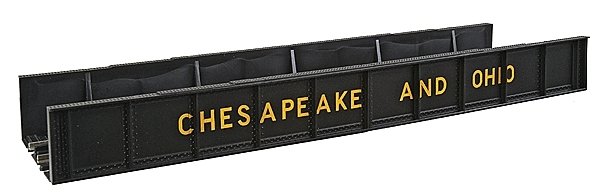 Code 100 Decorated Plate Girder Bridge -- Chesapeake & Ohio, HO, Atlas Model Railroad Co. 70000006