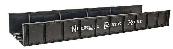 Code 100 Plate Girder Bridge -- Nickel Plate Road (black, white), HO, Atlas Model Railroad Co. 897