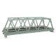Double-Track Truss Bridge -- 9-3/4′ 24.8cm (light green), N, Kato USA Inc 20439