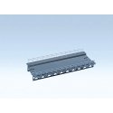 Bridge Track Bed for Marklin C-Track -- Straight 7-1/2′ 18.9cm Tall (Use w/470, 471 sold separately, HO, Faller Gmbh 120474