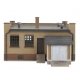 Industrial Office -- Kit - 3-5/8 x 2-1/4 x 1-3/4′ 9.2 x 5.7 x 4.4cm, N, Walthers Cornerstone 3834