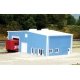 Distribution Center -- 70` x 40` (blue), N, Pikestuff 8012