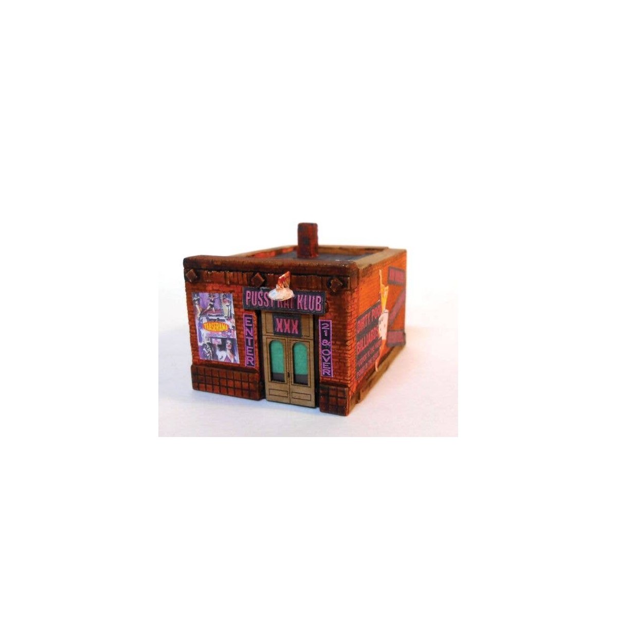 Cast Hydrocal Kit -- Pussy Kat Club (Adult Theme Signs), N, Downtown Deco 2020