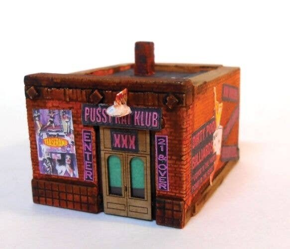 Cast Hydrocal Kit -- Pussy Kat Club (Adult Theme Signs), N, Downtown Deco 2020