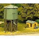 Water Tower - Kit -- 3-1/8 x 3-1/4′ 7.8 x 8.2cm, HO, Atlas Model Railroad Co. 703