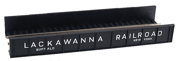 Decorated Code 80 Plate-Girder Bridge -- Lackawanna (black, white), N, Atlas Model Railroad Co. 2556