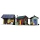 Trackside Shanties -- Kit - 3 Different Shacks, HO, Life-Like Products 1348