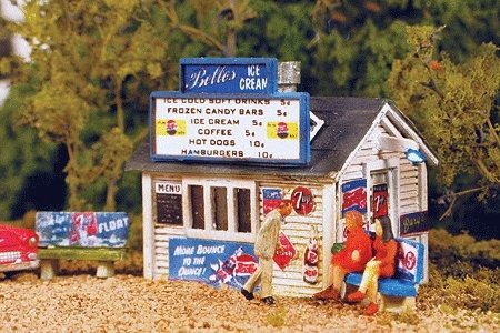 Belles Ice Cream -- Kit, N, Monroe Models 9209