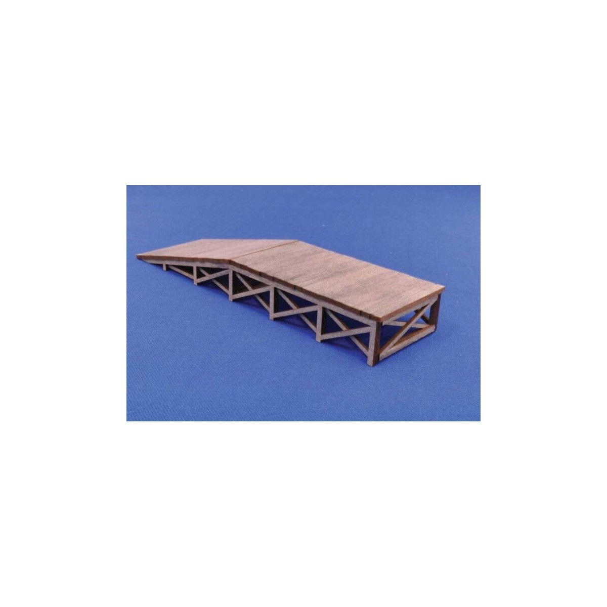 Wood Loading Ramp -- Kit - 5-3/4 x 1-1/2′ 14.6 x 3.8cm, HO, Blair Line 174