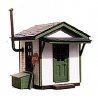 Crossing Shanty -- 1-5/8 x 2′ 4.1 x 5.1cm, HO, B.T.S. 27111