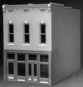 City Buildings -- Old Indian Tobacco Shop 2-3/4 x 5′ 7 x 12.8cm, HO, Smalltown USA 6014