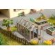 Greenhouse -- Kit - 1-5/8 x 15/16 x 1′ 4.2 x 2.4 x 2.6cm, HO, Noch Gmbh & Co 14357