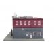 Woodlawn Police Station -- Kit - 6-1/4 x 8-3/8′ 15.9 x 21.3cm, HO, Life-Like Products 1382