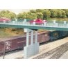 Wrought Iron Highway Overpass w/Adjustable Piers -- 50′ w/Pier, HO, Rix Products 122
