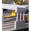 Modern Highway Overpass -- 50′ Deck w/Pier, N, Rix Products 162