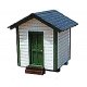 Tool Storage Shed -- 1-5/8 x 2′ 4.1 x 5.1cm, HO, B.T.S. 27112