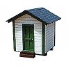 Tool Storage Shed -- 1-5/8 x 2′ 4.1 x 5.1cm, HO, B.T.S. 27112