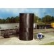 Flat Top Water/Oil Tank -- Kit - Scale Height 43′ 13.1m, HO, Rix Products 501