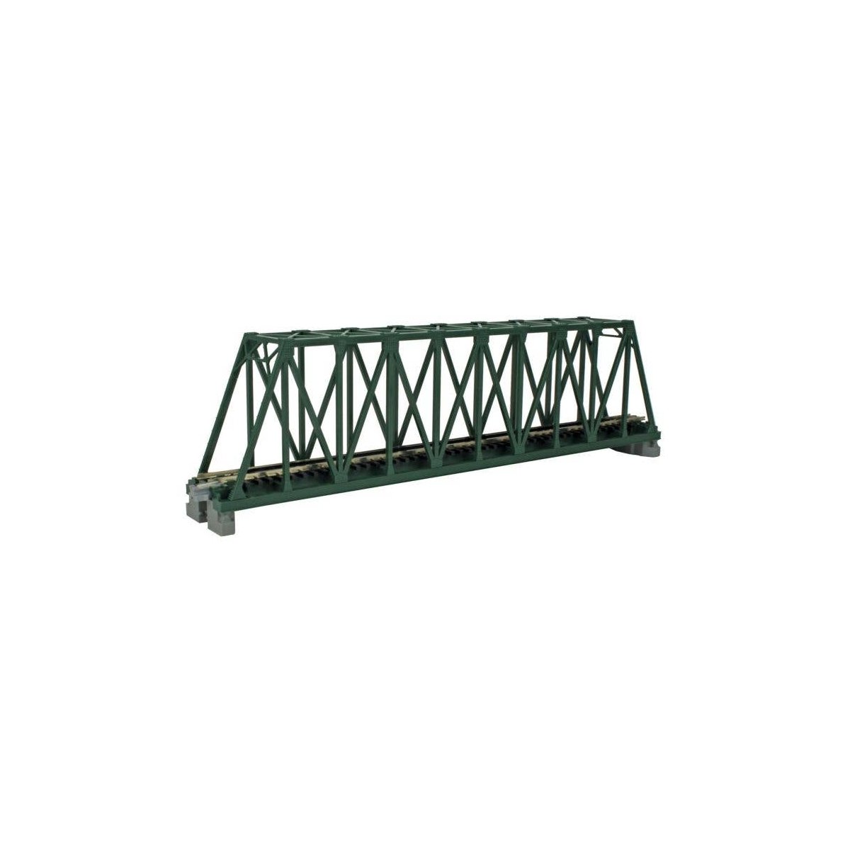 Single-Truss Bridge - 248mm 9-3/4′ -- Green, N, Kato USA Inc 20431