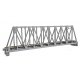 Single-Truss Bridge - 248mm 9-3/4′ -- Silver, N, Kato USA Inc 20433