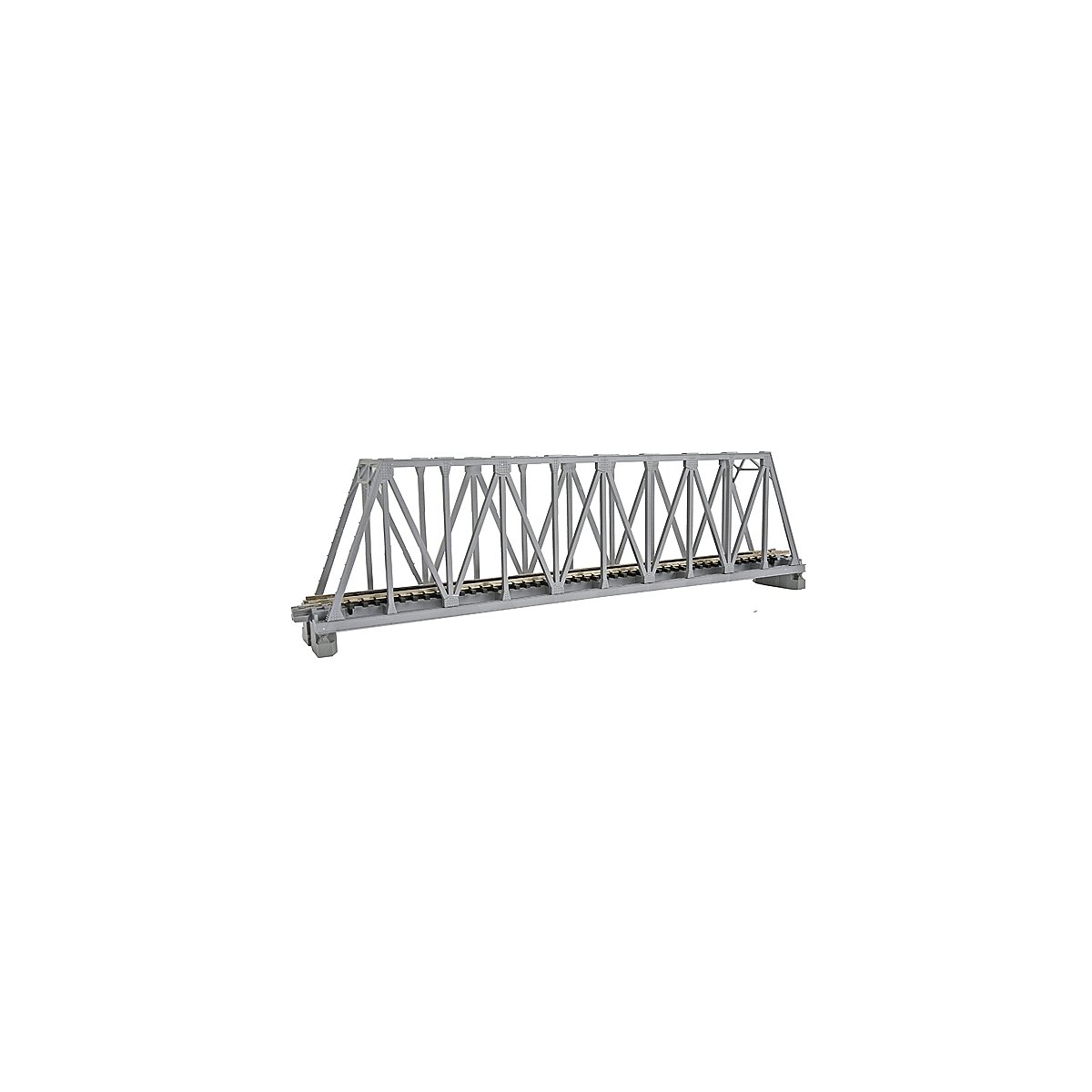 Single-Truss Bridge - 248mm 9-3/4′ -- Silver, N, Kato USA Inc 20433