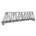 Single-Truss Bridge - 248mm 9-3/4′ -- Silver, N, Kato USA Inc 20433