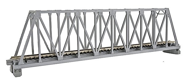 Single-Truss Bridge - 248mm 9-3/4′ -- Silver, N, Kato USA Inc 20433