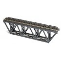 65` Deck Truss Bridge - Kit -- Code 100 Nickel-Silver Rail - 9` 22.9cm, HO, Atlas Model Railroad Co. 884