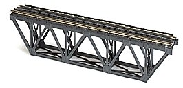 65` Deck Truss Bridge - Kit -- Code 100 Nickel-Silver Rail - 9` 22.9cm, HO, Atlas Model Railroad Co. 884
