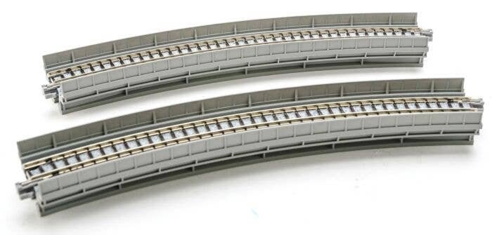 Single-Track Viaduct -- Curved R381 - 30 (R 15′ - 30) pkg(2), N, Kato USA Inc 20540