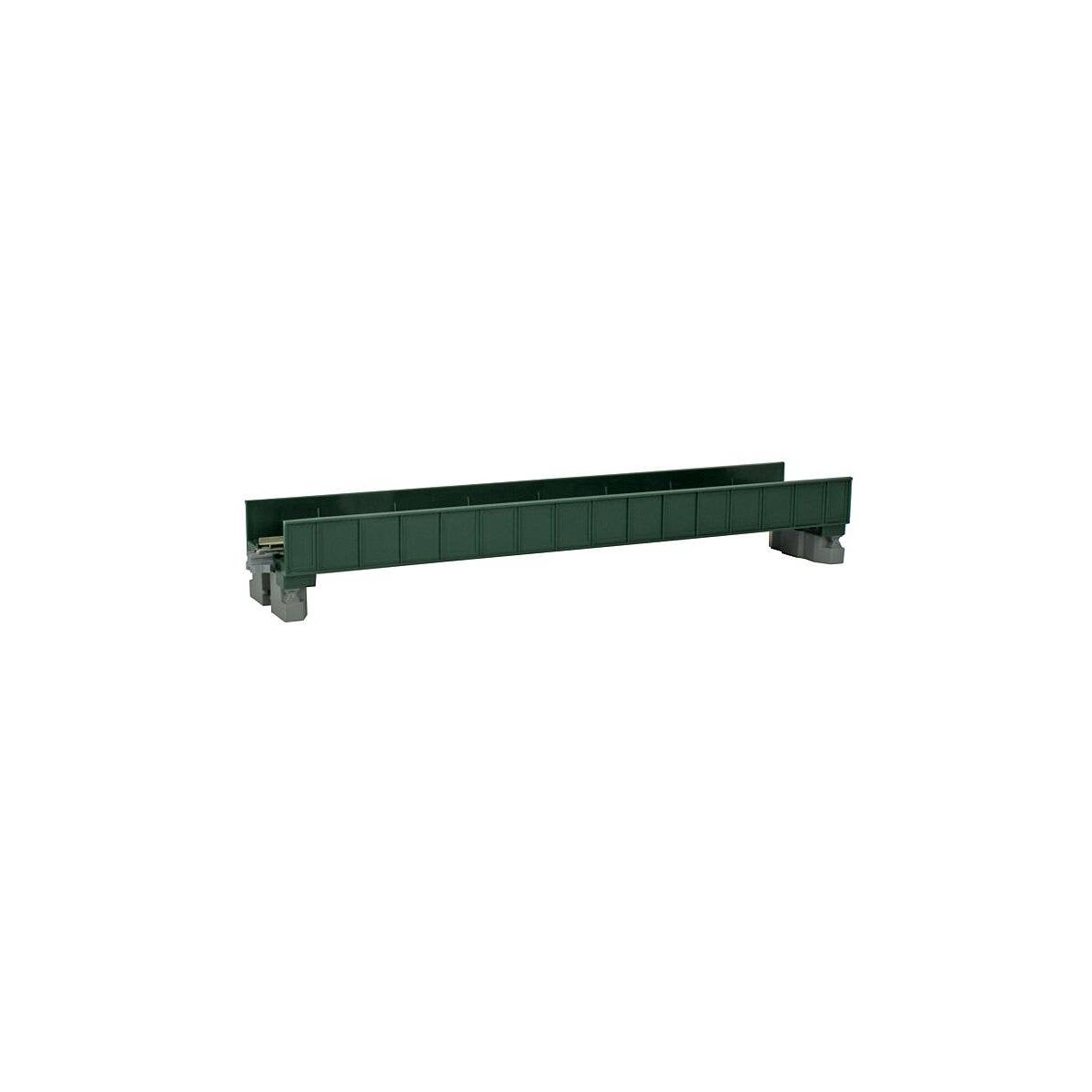 Single-Plate Girder Bridge - 7-5/16′ 186mm -- Green, N, Kato USA Inc 20451