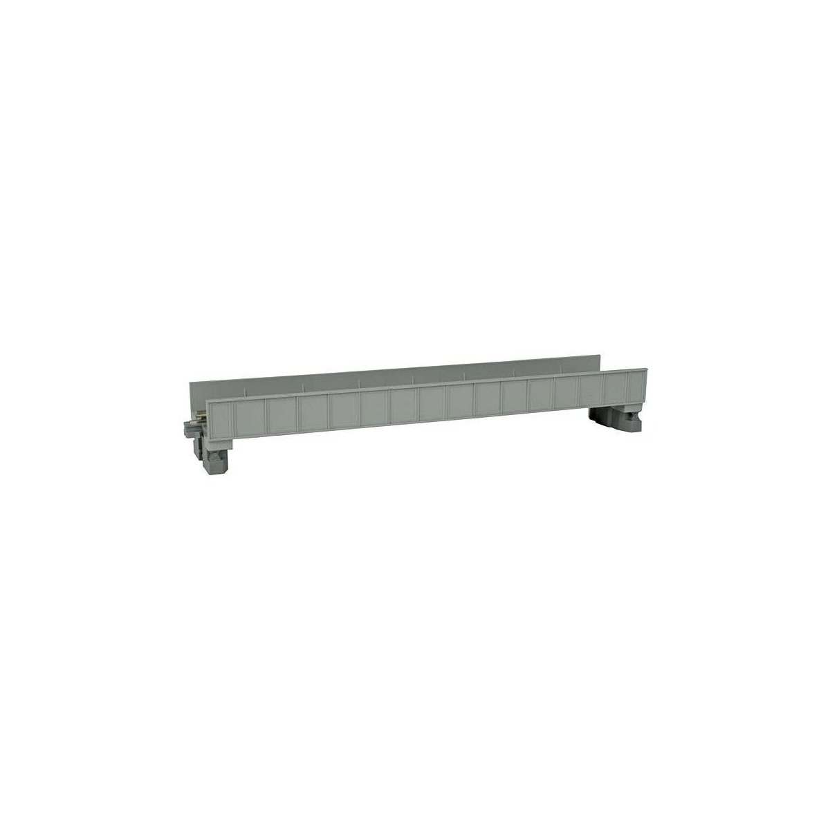 Single-Plate Girder Bridge - 7-5/16′ 186mm -- Gray, N, Kato USA Inc 20452