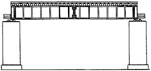 Deck Girder Bridge -- 4-31/32′ 124mm Long (black), N, Kato USA Inc 20464
