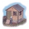 Waterville Switchman`s Shanty -- Kit - 1 x 3/4 x 1` 2.5 x 1.9 x 2.5cm, N, The N Scale Architect 10008