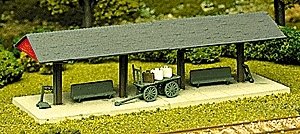Station Platform - Kit -- 2-1/8 x 6-1/2′ 5.4 x 16.3cm, HO, Atlas Model Railroad Co. 707
