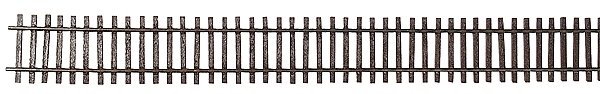 Standard Gauge Weathered Flex-Track(TM) - 3′ Sections pkg(6) -- Code 83 Rail w/Wood Ties, HO, Micro Engineering 12104