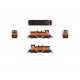 EMD NW2 - Standard DC - Stealth -- Milwaukee Road 668 (orange, black, TMR Logo), N, Broadway Limited Imports 9326