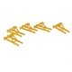 Track Bumper - Built-ups -- Yellow pkg(5), N, Walthers Cornerstone 2602
