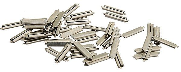 Nickel-Silver Rail Joiners -- Code 83 pkg(50), All Scales, Micro Engineering 26083